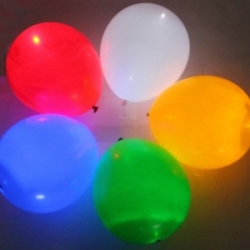 Balon LED - różowy